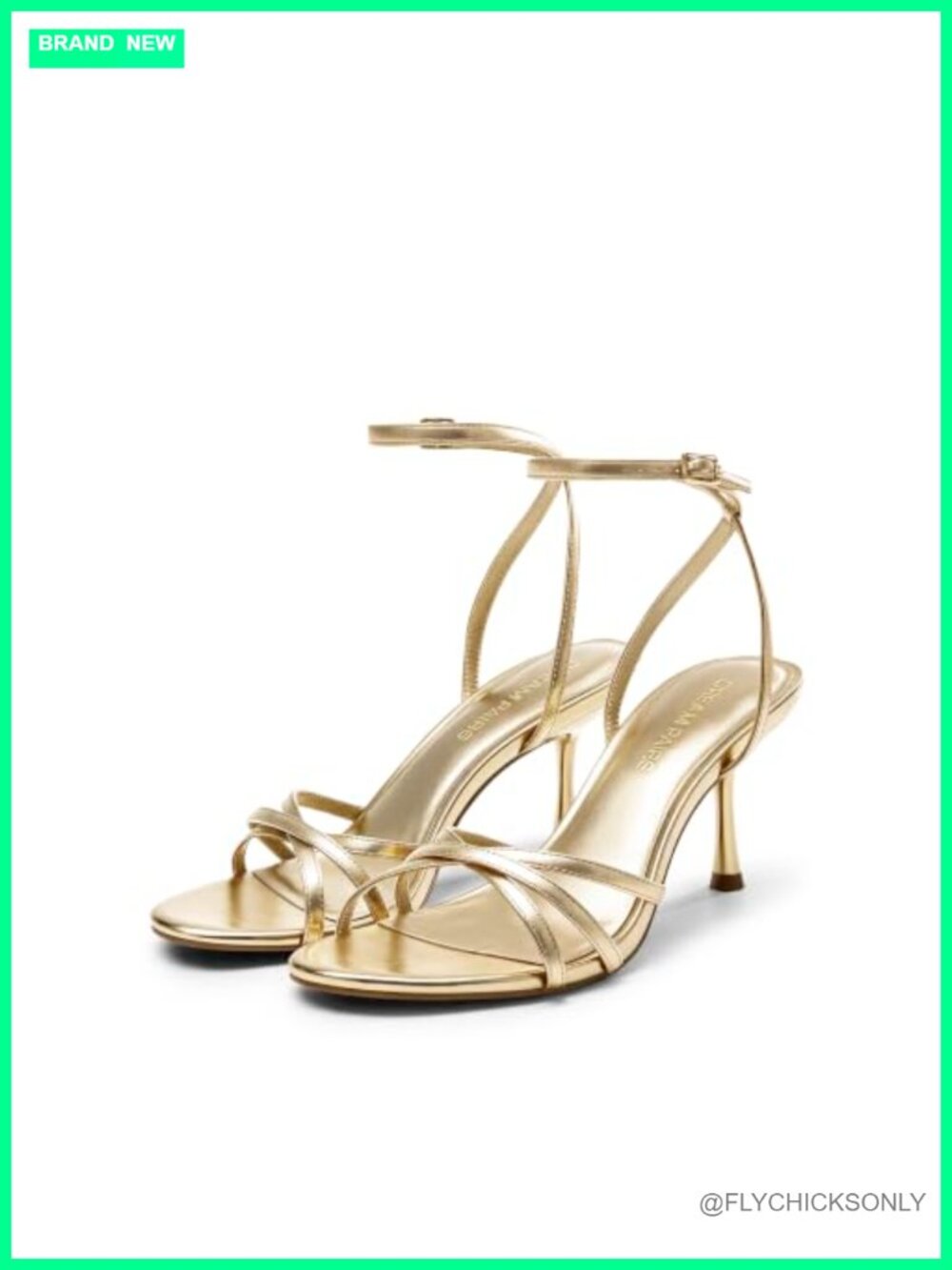 Kitten Low Heel Ankle Strap Sandals Faux Leather Dress Heels